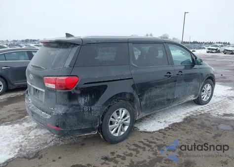 2016 Kia Sedona Lx из США, поврежденный, VIN KNDMB5C11G6093485